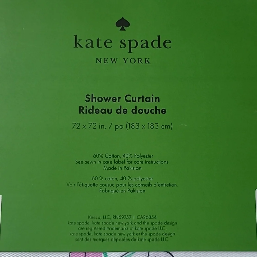Kate Spade Floral Shower Curtain